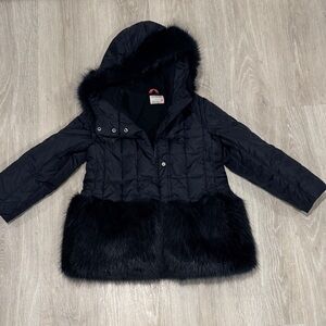 CREWCUTS FAUX FUR JACKET
